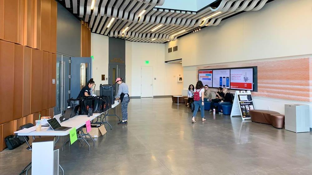 Applied Science Center lobby